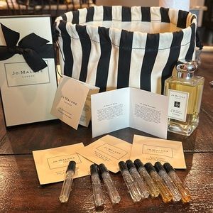 Jo Malone set- Lime Basil and Mandarin 3.4 ounces and 12 Days of Scent set
